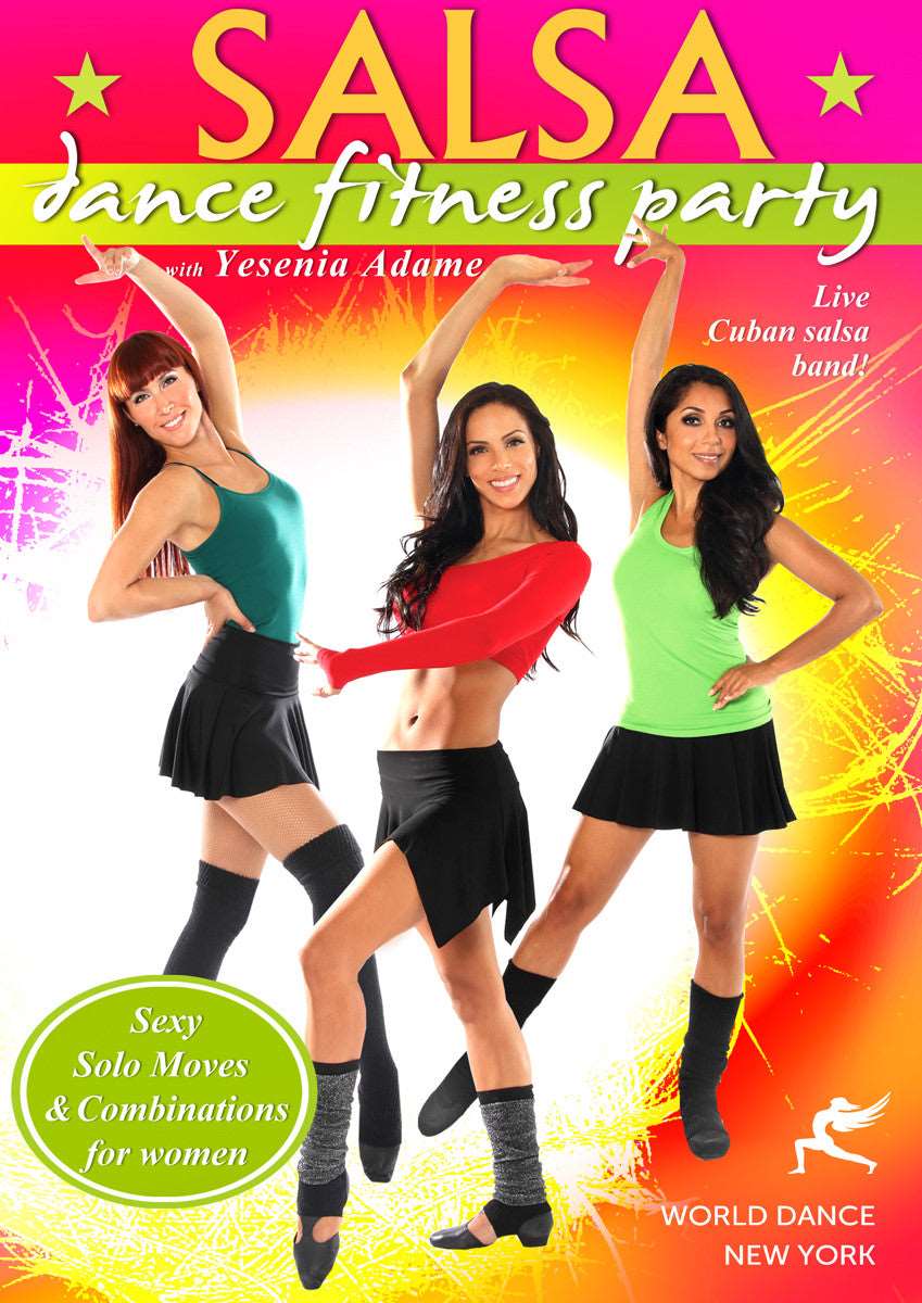 "Salsa Dance Fitness Party with Yesenia Adame" DVD - Instruction & Workout - World Dance New York