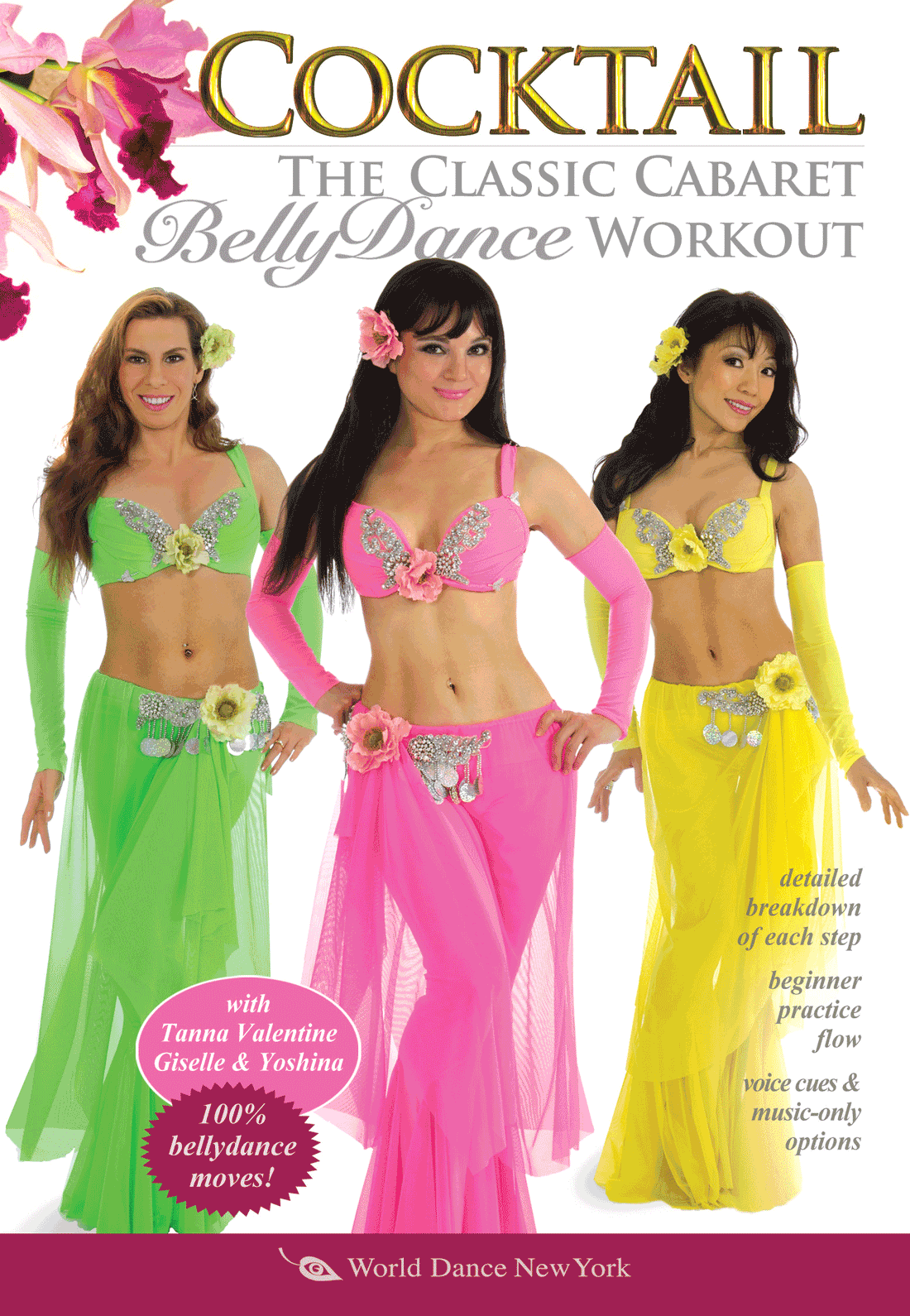 Cocktail: The Classic Cabaret Belly Dance Workout, Tanna Valentine  - INSTANT VIDEO / DVD - World Dance New York