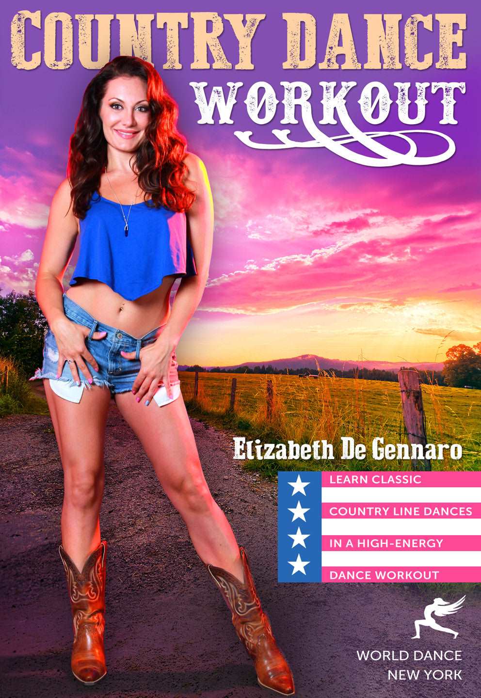 "Country Dance Workout" DVD with Elizabeth De Gennaro - World Dance New York