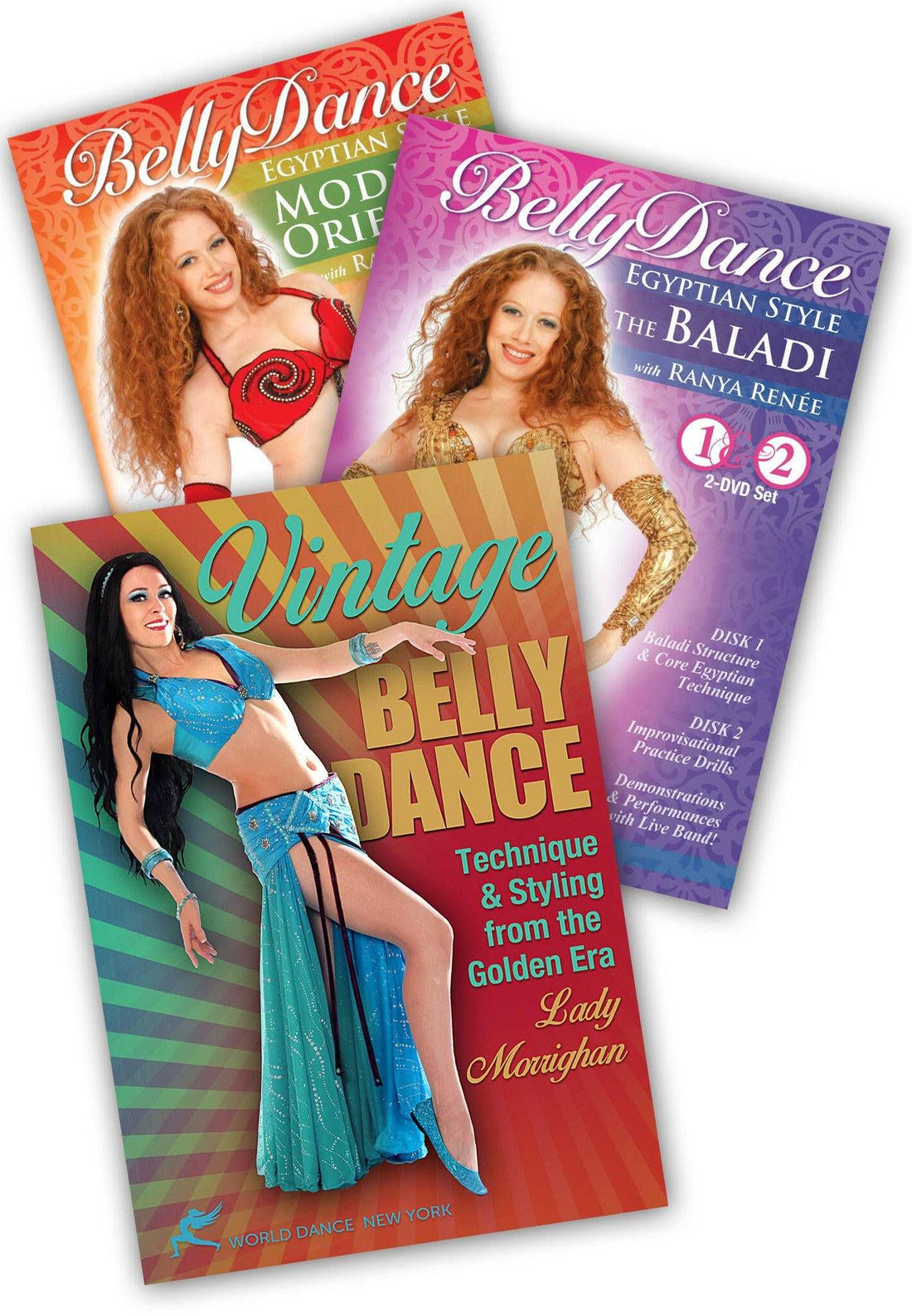 Egyptian Belly Dance Intermediate-Advanced 3-DVD set - World Dance New York