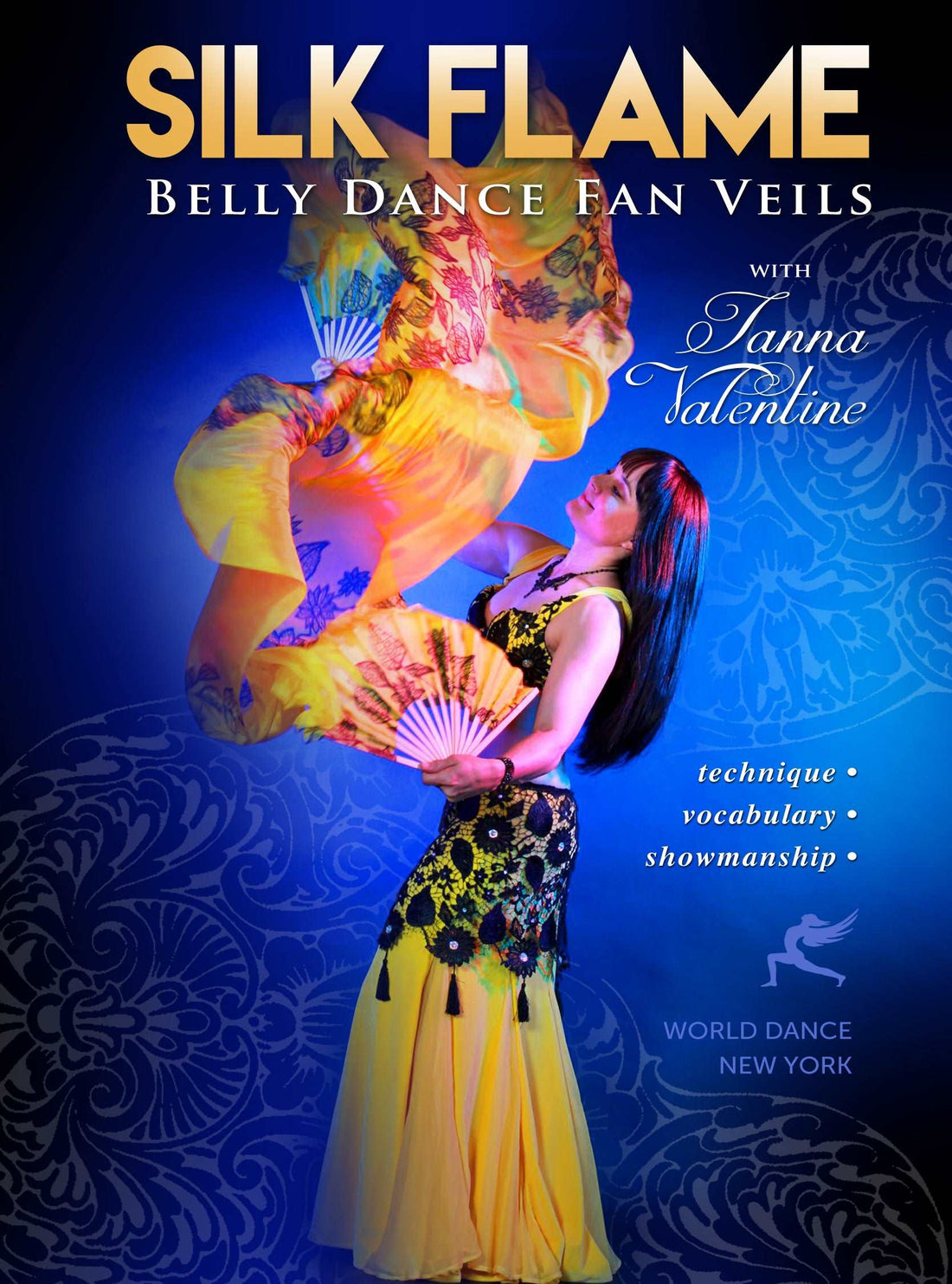 Silk Flame - Belly Dance with Fan Veils - with Tanna Valentine - instant video