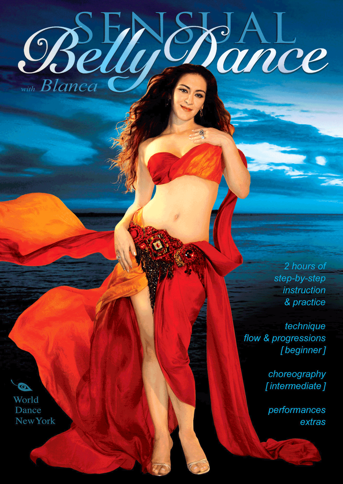 Sensual Belly Dance for beginners, with Blanca  - INSTANT VIDEO / DVD - World Dance New York