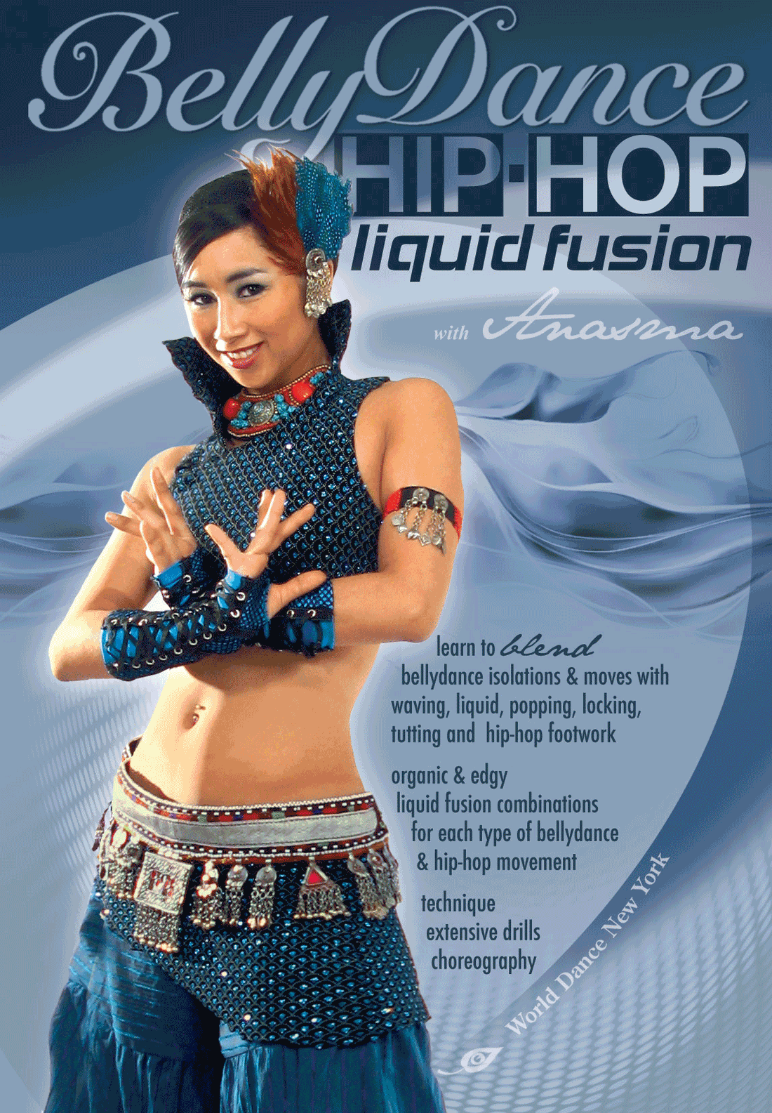 "Belly Dance - Hip-Hop: Liquid Fusion" 2-DVD Set with Anasma - World Dance New York