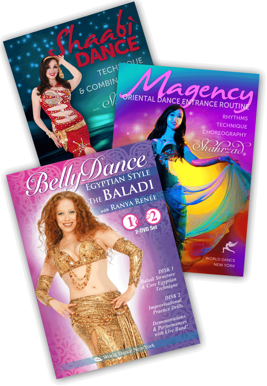 Egyptian Belly Dance #2 Intermediate-Advanced 3-DVD set - World Dance New York