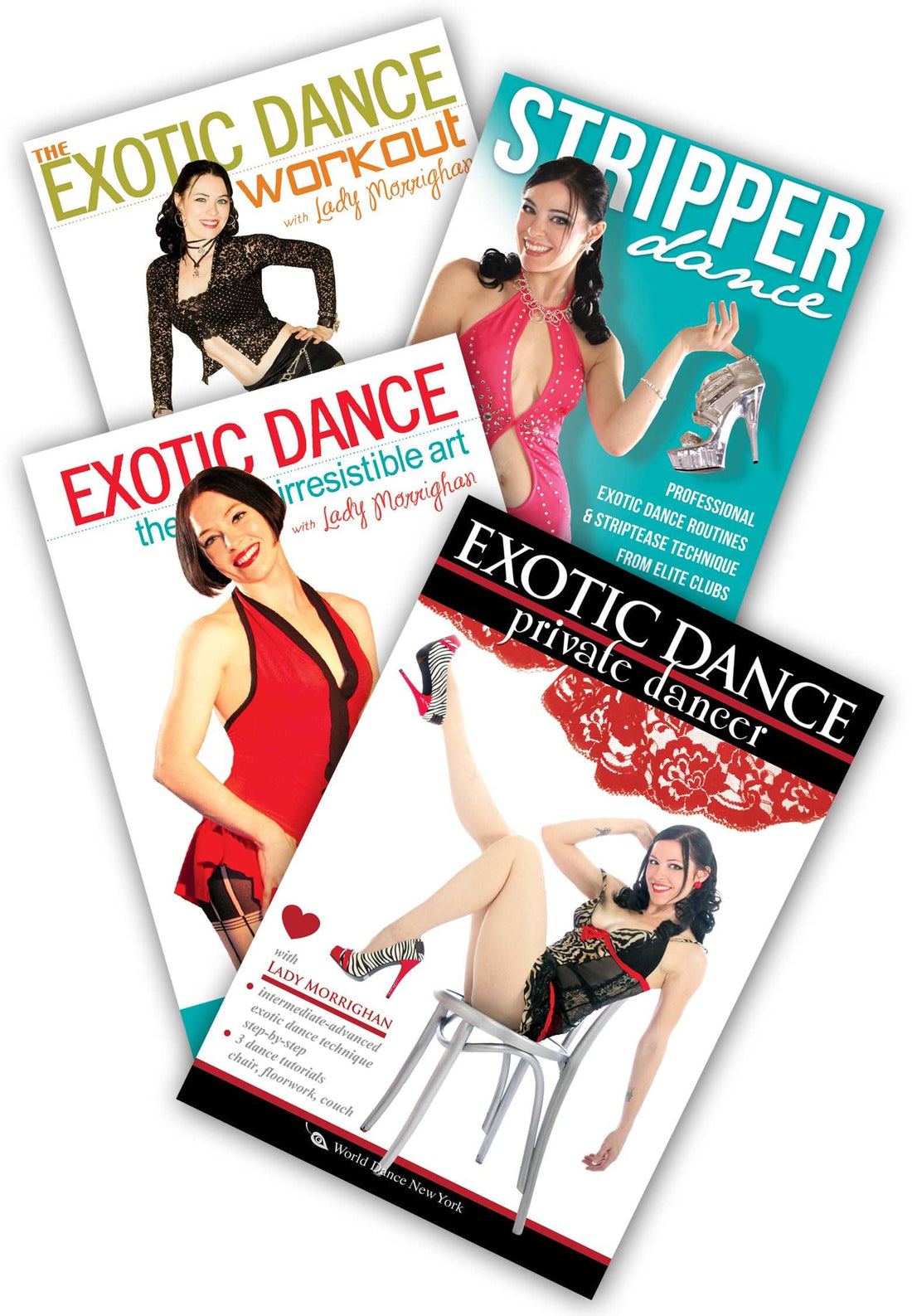Exotic Dance Instruction - 4-DVD collection - World Dance New York