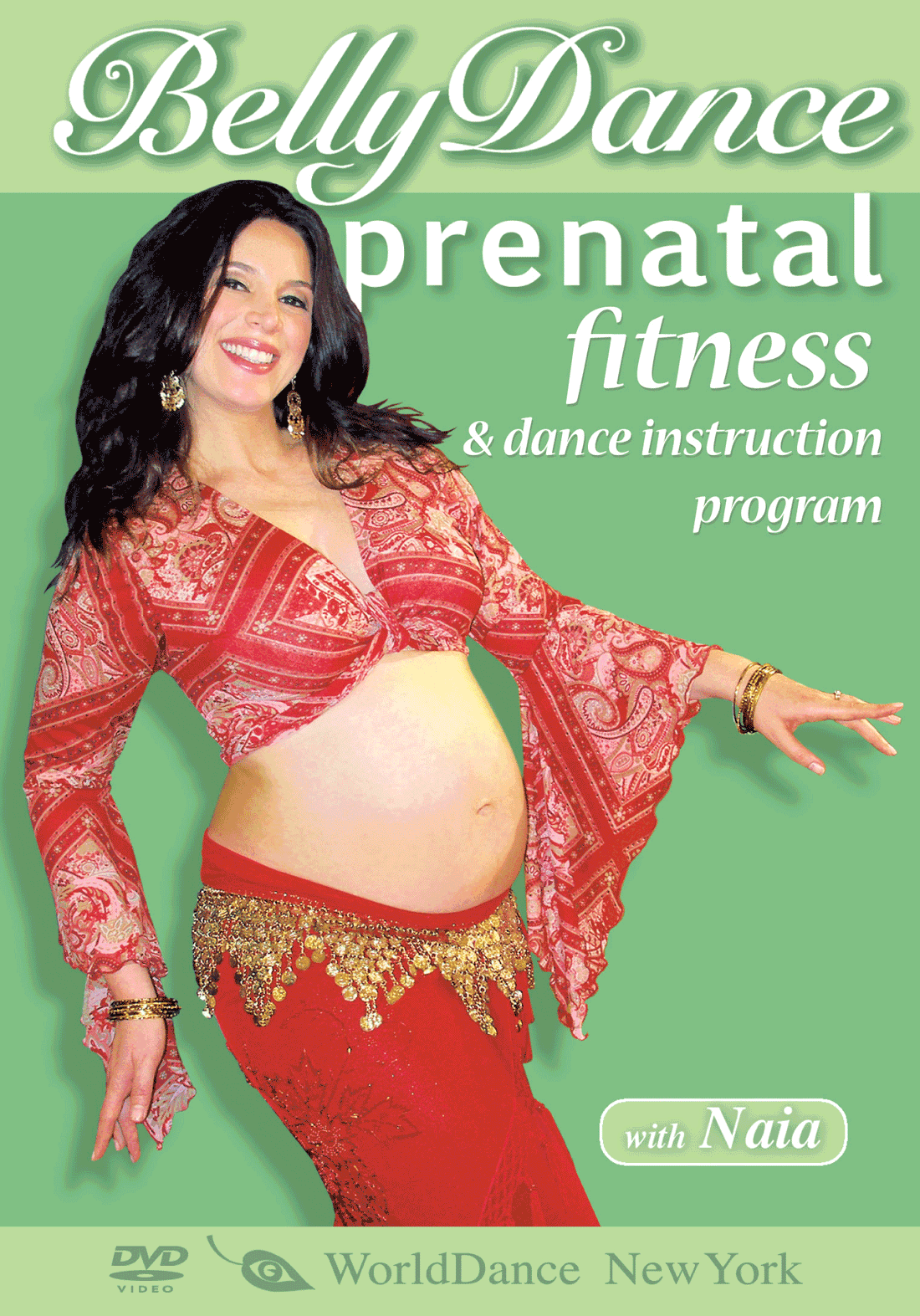 Prenatal Belly Dance, with Naia - Belly Dance Routines for Pregnancy - INSTANT VIDEO / DVD - World Dance New York