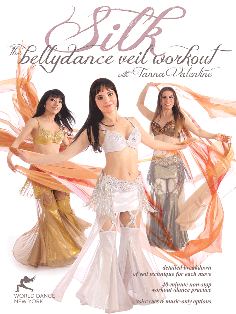 Silk - The Belly Dance Veil Workout with Tanna Valentine  - INSTANT VIDEO / DVD - World Dance New York