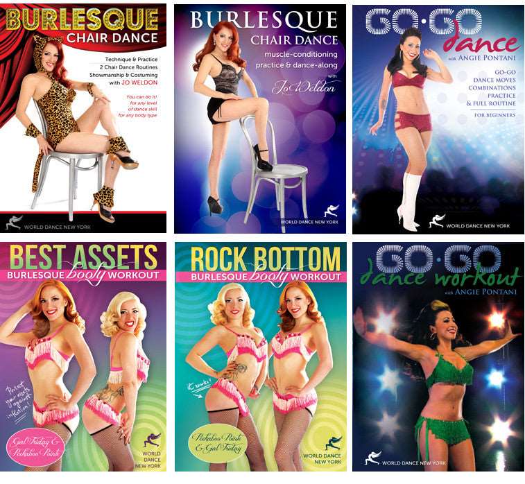 Sexy Fitness: Burlesque & Go-Go Dance Technique and Workouts Streaming Video Bunch - World Dance New York