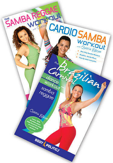 Brazilian Samba Fitness Instruction 3 DVD Set World Dance New York